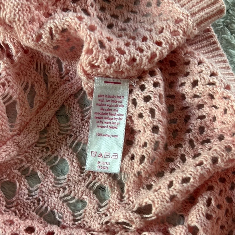 Justice Pink Knit Cardigan with Hood